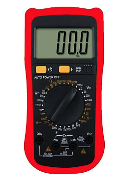 Multimetru digital carcasa antisoc afisaj LCD YI 2019